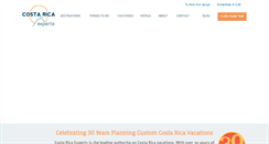 Desktop Screenshot of costaricaexperts.com